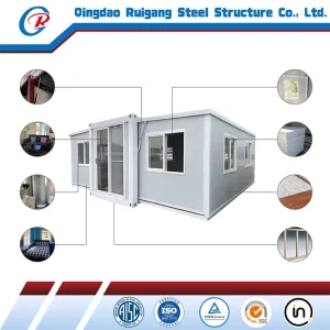 20/30/40 FT Prefabricated Modular Prefab House Luxury Container House as Tiny Homes House with Toilet Living Facilities Customized Expandable Villa House