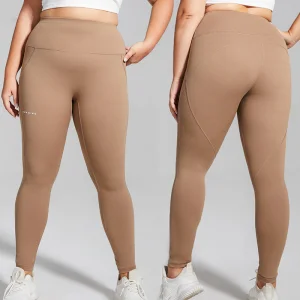 Plus Size Sports Pocket Pants