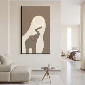 Contemporary Abstract 3D Painting: Unique Wall Art Decor for Stylish Home Decor: