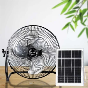 OEM AC DC Solar Powered Rechargeable Electric Table Fan