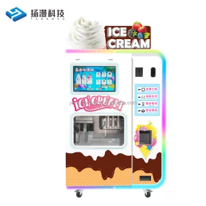 New Arrival Make Money Business Fully Automatically Ice-Cream Maker Robot