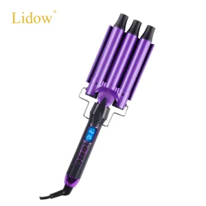 1 Inch Ceramic Tourmaline Triple Barrel Hair Waver