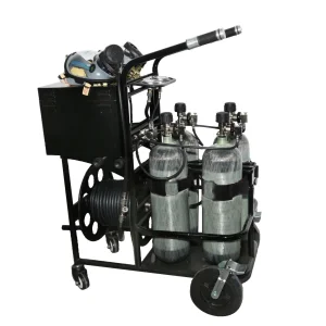 4-Pack Cylinder Trolley Mobile Air Supply