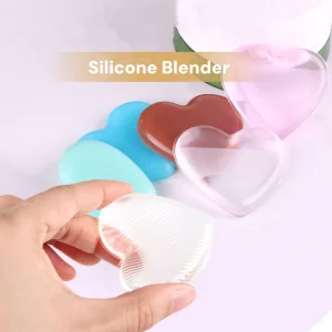 Custom Logo Pink Puff Silicone Sponge