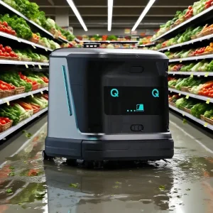 Self-Driven Sweeping Mopping Cleaning Carts Auto-Driver Smart APP Industrial Commercial Robot Vacuum Cleaner