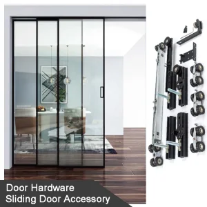 Luxury Partition Wall Hidden Soft-Closing Sliding Door Pocket Door System Telescopic Invisible Sliding Single Hardware