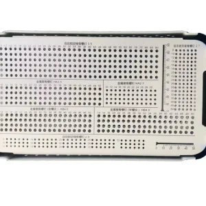 Geasure Small Fragment Screw Box Orthopedic Bone Screw Organizer Case Stainless Steel Surgical Instrument Tray