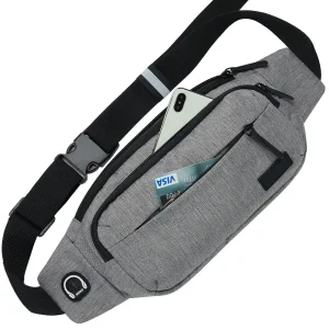 Bolso de cintura deportivo para hacer ejercicio, senderismo, viaje, bandolera, bolso de pecho, caminatas