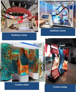 High Resolution P3 Indoor Video Wall Module Advertising Flexible LED Display