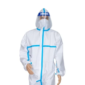 Ropa industrial protectora desechable tipo overol