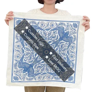 Multifunctional Bandana Colourful Custom Square Fabric Printed Headwear