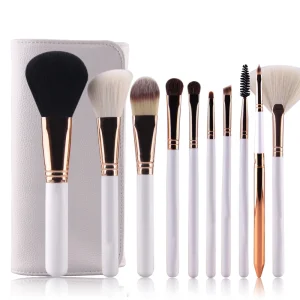 Professional Makeup Brush Set 10PCS in One Vegan Eyeshadow Brush Foundation Brush Cosmetics Kit