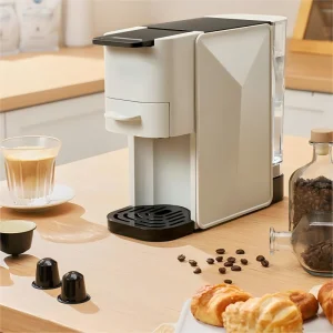 Household 0.7 L Multi-Function Espresso Coffee Machine 3 in 1 Capsule Coffee Maker