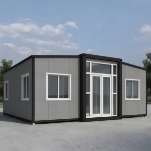 Double Wing Expandable House Modern Modular Living Space Smart Design Portable Cabin Flexible Layout Stylish Housing Solution