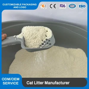 Premium Cassava Cat Litter with Advanced Clumping Technology High Water Absorption No Stick Litter Pan
