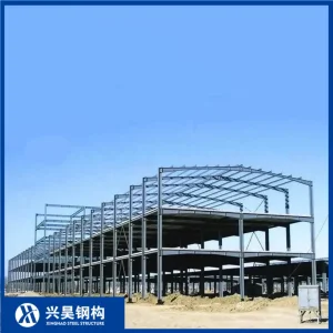 Hot-DIP Galvanized Box Column Heavy Steel Workshop Prefabricated/Prefab Industrial Metals Warehouse Heavy Steel Structure Workshop