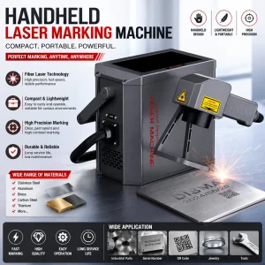 Portable Handheld Fiber Laser Marking Machine for Metal Engraving and Industrial Identification