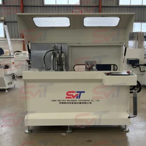 CNC PLC Bearing Corner Connector Auto Cutting Saw for Aluminum/UPVC/PVC Doors Windows Machine