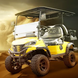 Seating Comfort 4 Wheel 4 Seater Sightseeing Bus Electric 32 Km/H 4 Passenger Electric Golf Cart