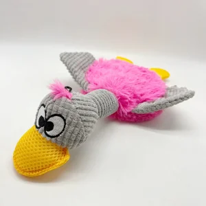 Wholesale Cute Duck Tug Toys | Fluffy Body & Mesh Beak for Play Manufacturer, Supplier