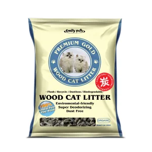 Natural Pine Wood Chip Pellets 100% Clumping Cat Litter for Small Animals