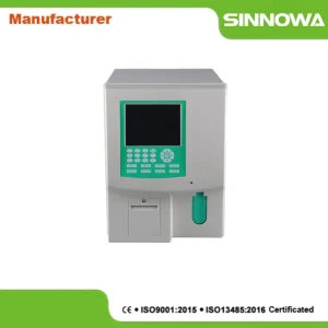 Sinnowa Hematology Analyzer Easy Operation 3-Part Differentiation of Auto Hematology Analyzer