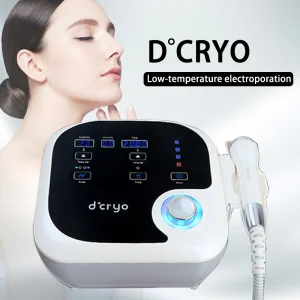 New Upgrade Dcryo Ice Cooling Face Lifting System Hot and Cold -15-40 ℃ Therapy Skin Rejuvenation Facial Massager for Salon