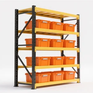 Multi-Level Medium Duty Metal Shelving