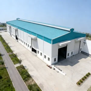 Customized Modern Multi-storey Steel Structure Building Prefabricated Commercial Office &amp; Warehouse Eco-friendly