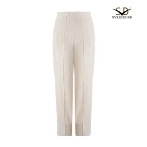 Best Women's Pleated Cropped Pants Manufacturers, Factory