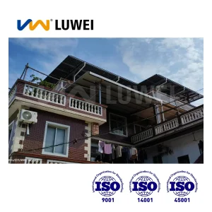 BIPV Metal Solar Mounting Roof System OEM Custom PV Brackets for Solar Panels