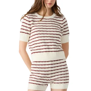 Wholesale Custom 100%Cotton Women Knit Sweater Set