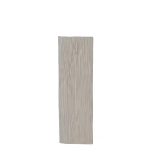 Cheap Beige Woodgrain - Textured Ceramic Rectangular Vase Factories, Product