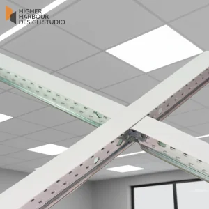 Modern Design Flat Ceiling T Grid Components For False Suspended Ceiling Suspended Ceiling Grid