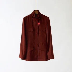 Women's Coats 100% Linen Overcoat
