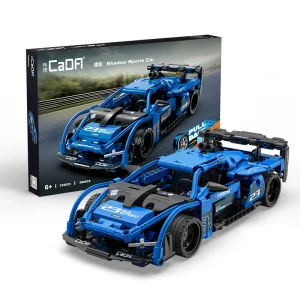 Cada Block Toy Building Pull Back Racing Series Children Boys Assembled Engineering Sports Car Game Education Model Gifts Super