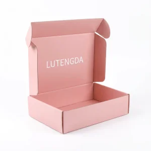 Custom Printed Waterproof Sponge Lined Corrugated Shipping Mailer Box Eco Friendly Rectangular Cardboard Packaging For