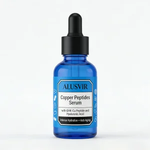 Private Label GHK-Cu Peptide Face Serum Anti-Aging Hyaluronic Acid Copper Peptide Reduce Fine Lines & Wrinkles Facial Essence