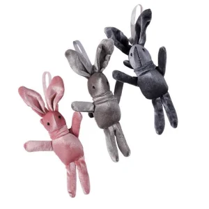 Custom Mini Plush Customized Backpack Clip Velvet Rabbit Keychain Toy Plush Bear Pendant Animal Stuffed Key Chain