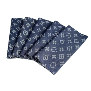 Manufacturer Wholesale New Fashion Brand Jacquard Denim Fabric for Apparel Bags