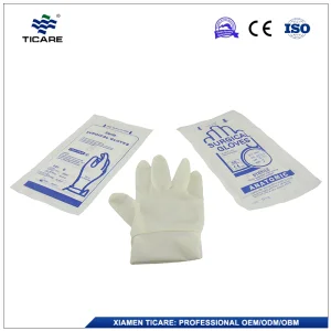 Yellow Sterile Gloves