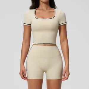 Comfortable Sportswear Ruched Hip Lifting Design