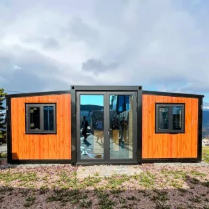 Eco-Friendly Modular Steel Home with Bedroom and Bathroom