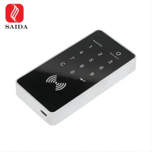 Customized 2mm Anti Fingerprint Tempered Cover Glass for Face Recognition Smart Door Lock with Screen Printing