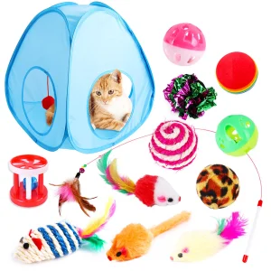 13-Piece Multi-Combination Cat Toy Set