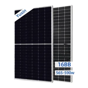 Discount N-type Half-cell Bifacial Dual Glass TOPCon 16BB 565W 570W 575W 580W 585W 590W Solar Panel Mono Silicon (144) Manufacturers, Factories