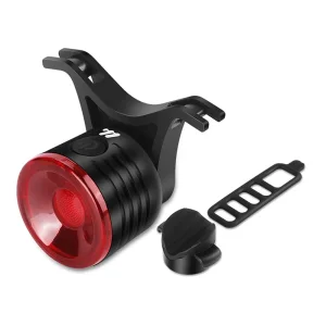 West Biking Yp0701449 Bike Cycling Tail Light 4 Modes Bicycle Smart Sensing Warning Lamp