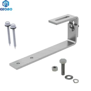 Stainless Steel Adjustable Solar Panel Roof Hooks