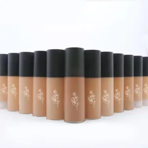 Long-Lasting Mineral BB Cream Liquid Foundation Sunscreen Brightening Tone Skin Concealing Breathable
