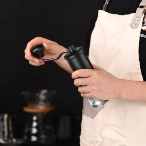 Molino de café manual de acero inoxidable premium para uso en casa